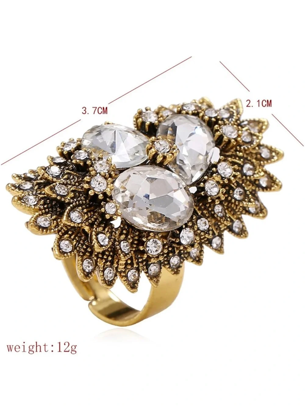 Anthropologie ornate gold